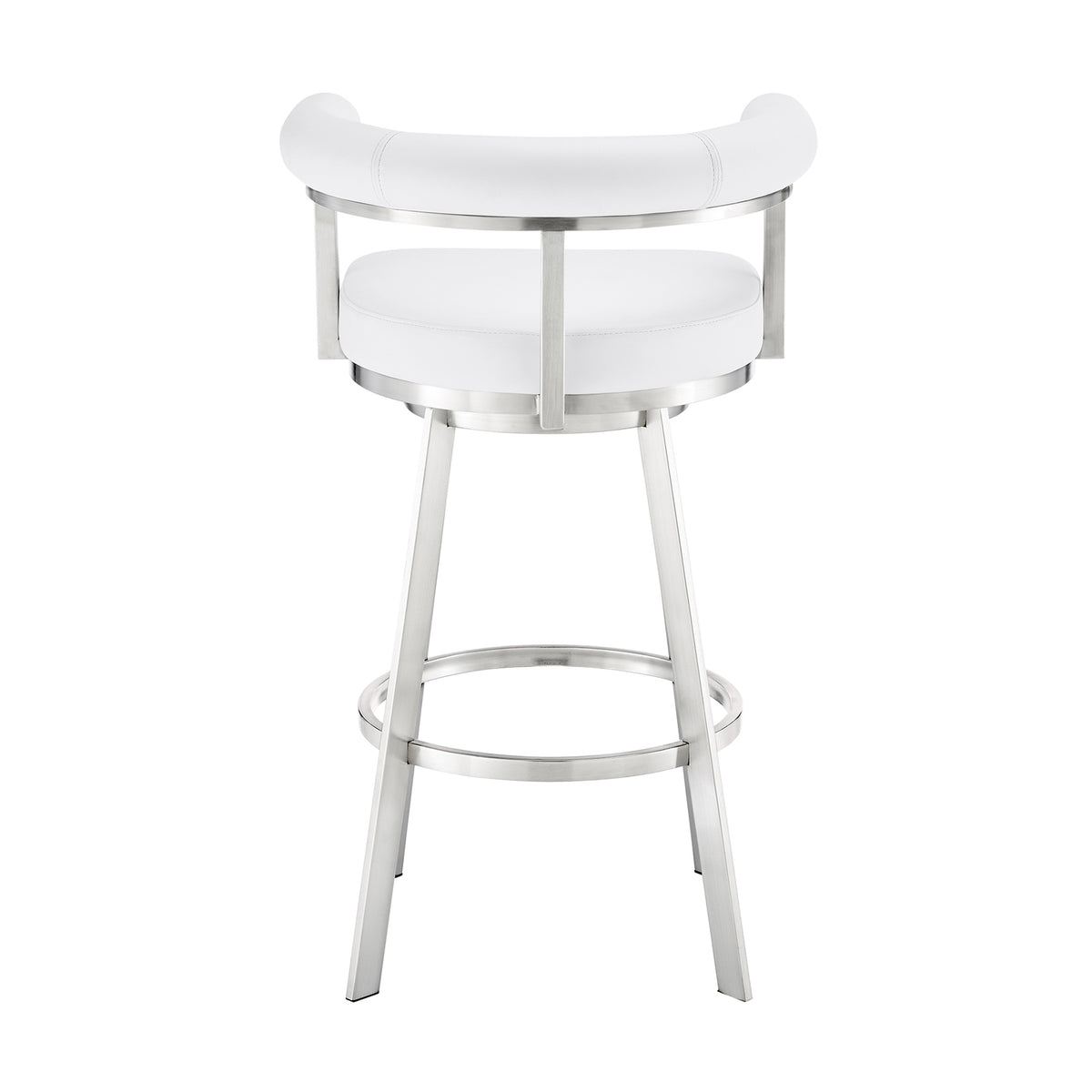 Black/Chrome Swivel Bar Stool K225008