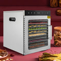 800W 10-Tray Stainless Steel Food Dehydrator R67046