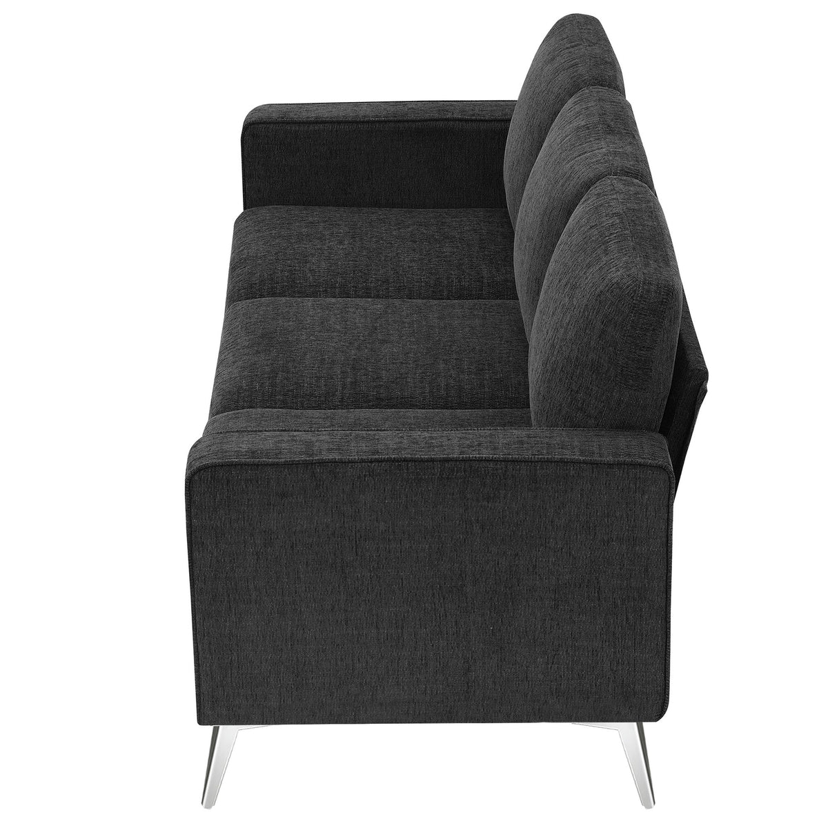 3-Piece Linen Upholstered Sofa Set with Metal Legs H9310