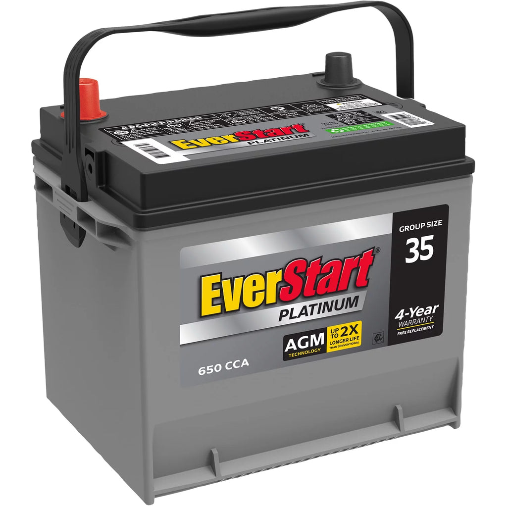 AGM Automotive Battery Group Size 35 12 Volt 650 CCA J234