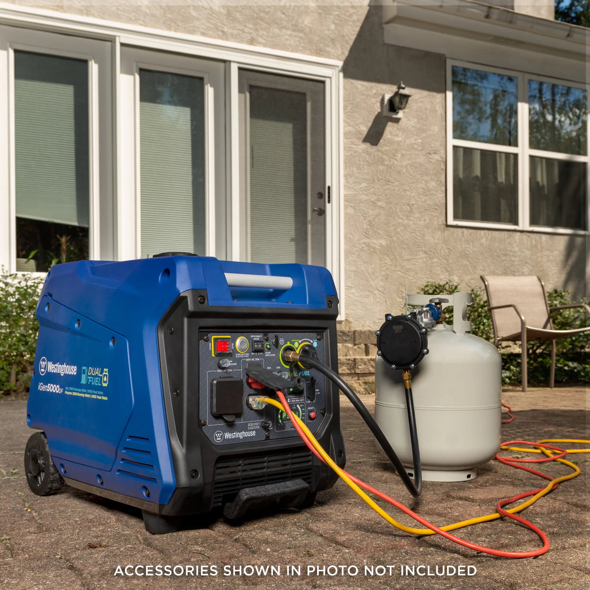 5000 Peak Watt Dual Fuel Portable Inverter Generator V9921