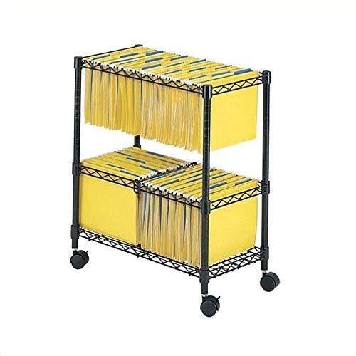Black Mobile File Cabinet H20808