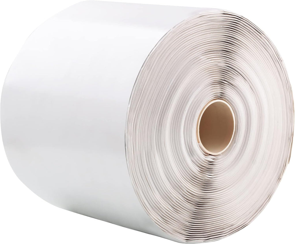 White 6” x 50 Ft Butyl Flex Sealant Tape Pack of 2 C308792