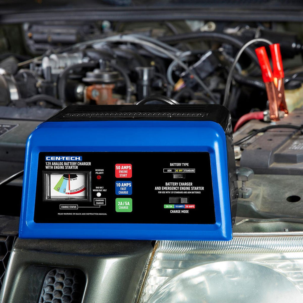 12V Analog Charger with Engine Start D940
