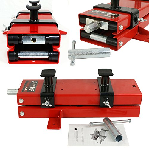 1100 lbs Red Black Motorcycle Jack Lift Stand N74063
