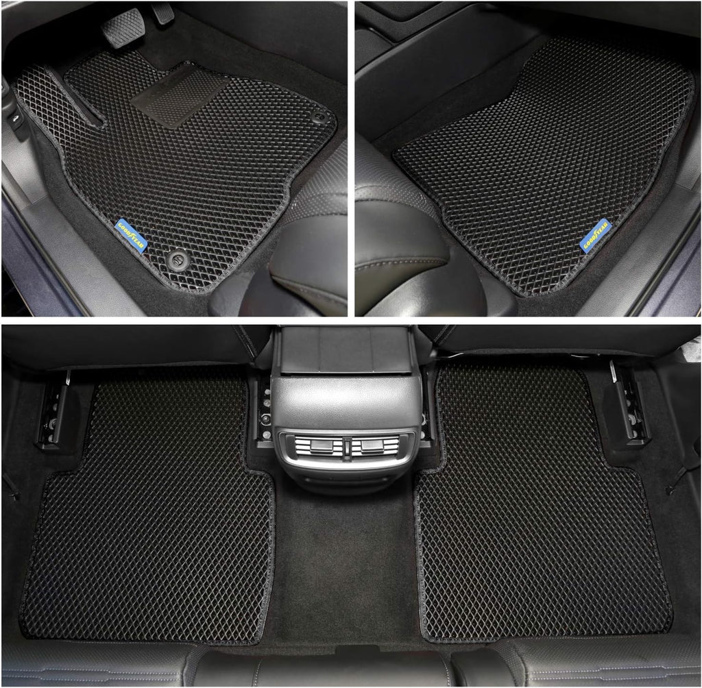 Black 5 Pc All-Weather Car Floor Liners Q44199