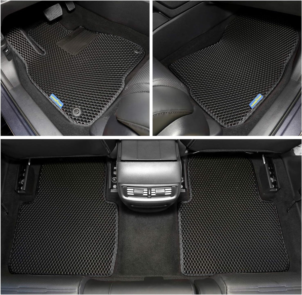 Black 5 Pc All-Weather Car Floor Liners Q44199