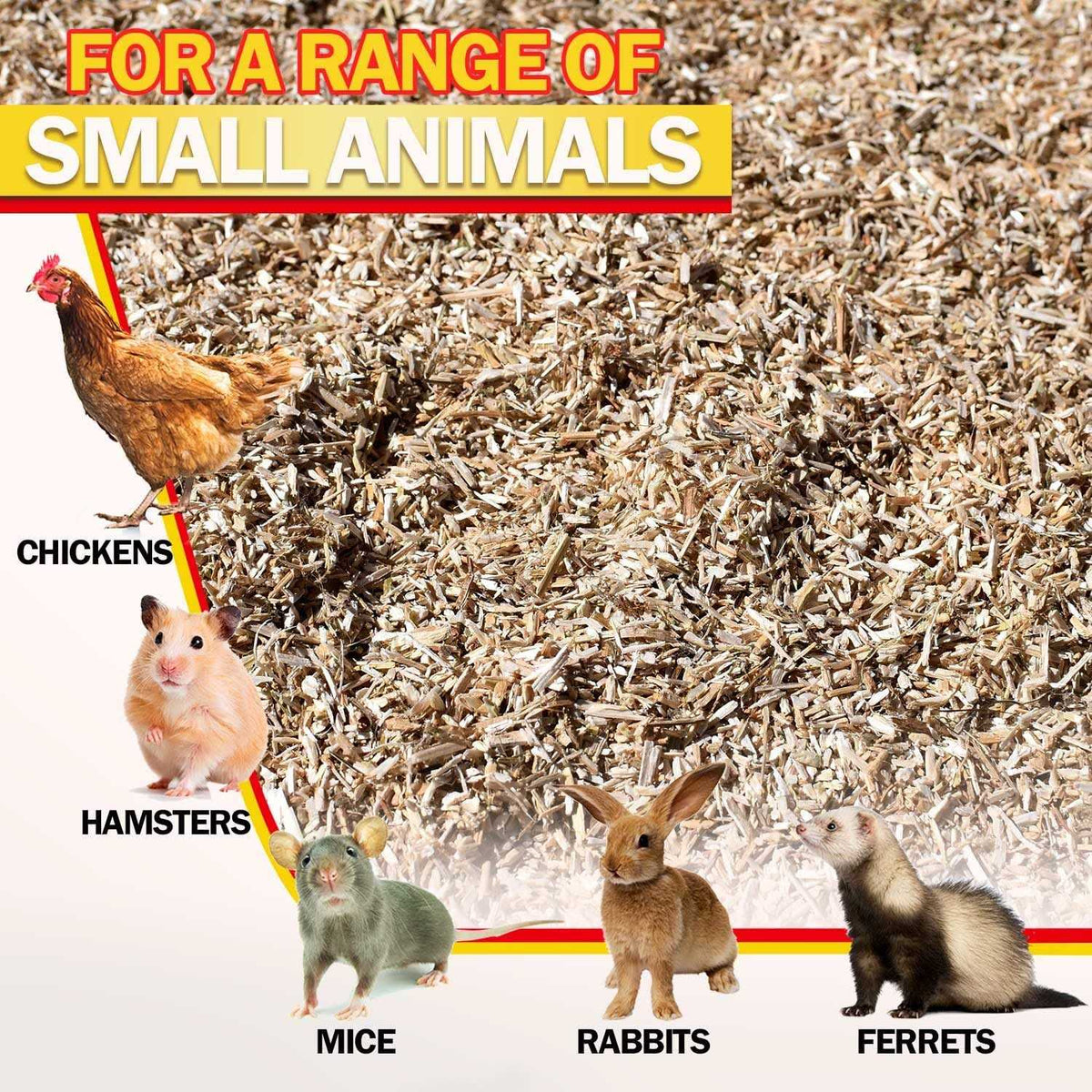 Hemp Bedding for Chicken Coop and Small Animal Litter I272307