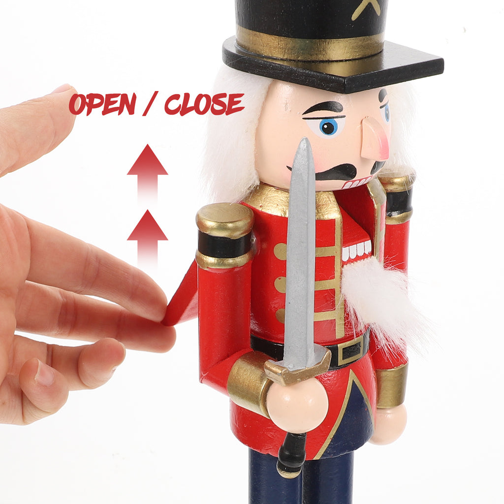 Wooden Christmas Nutcracker Doll Ornament C25977