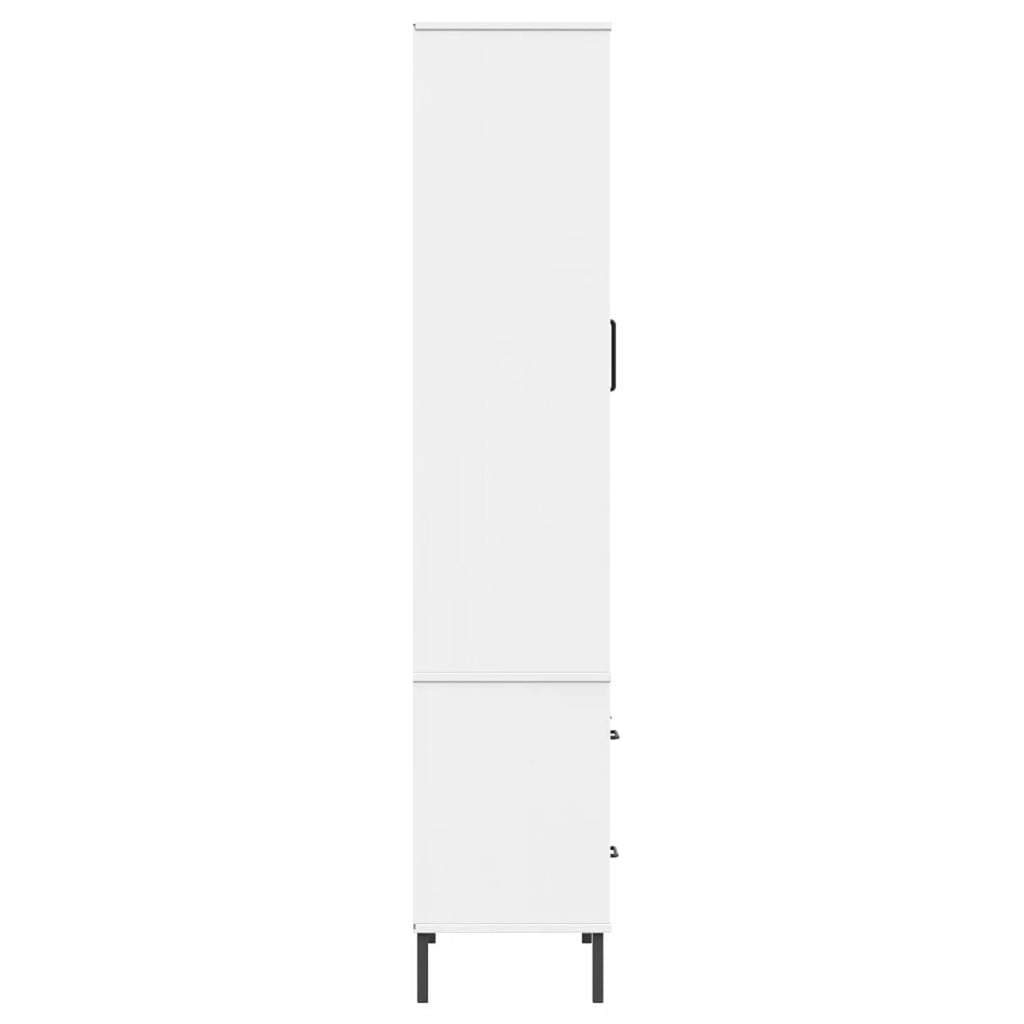 Pine Wood Bookcase with 2 Doors and 2 Drawers N19363