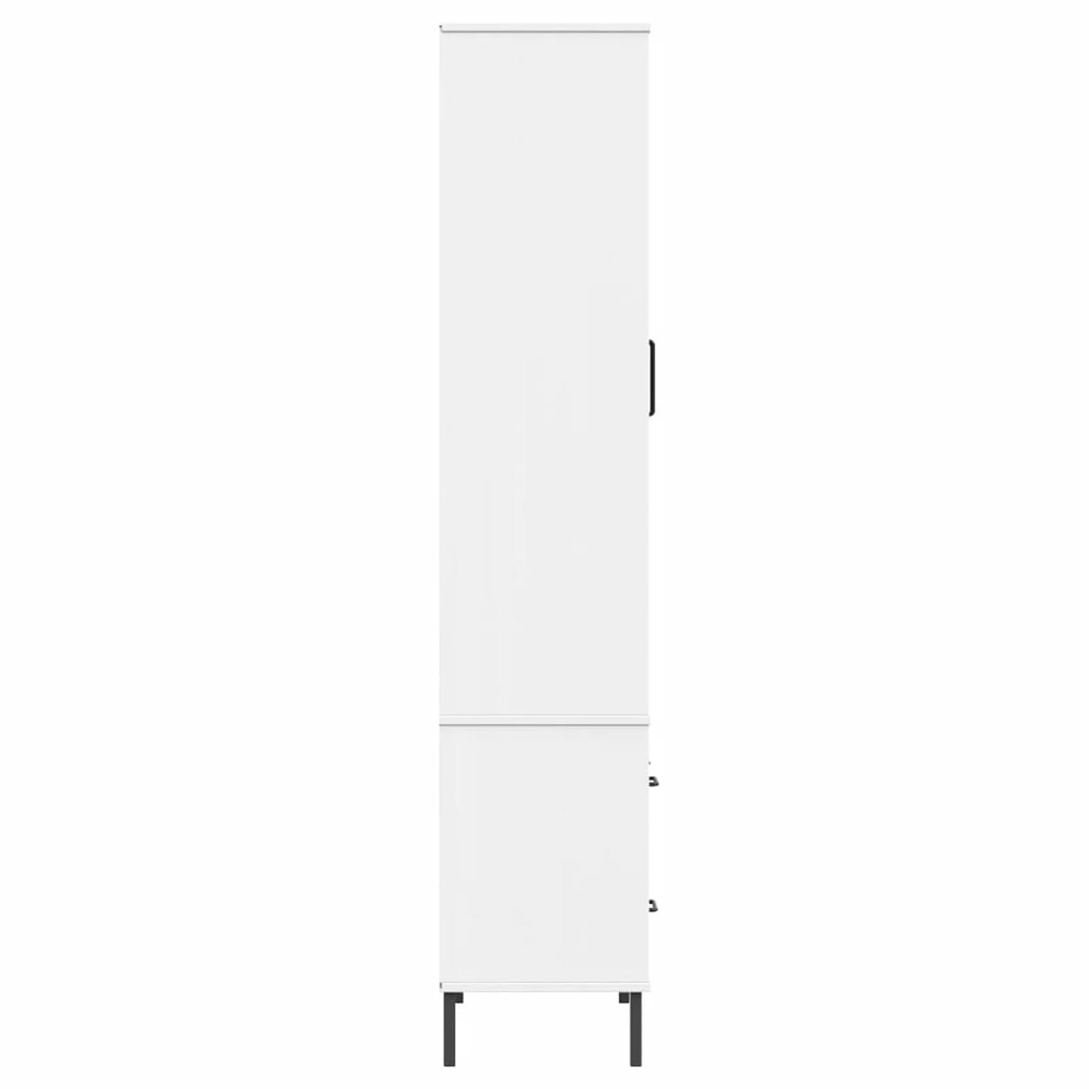 Pine Wood Bookcase with 2 Doors and 2 Drawers N19363