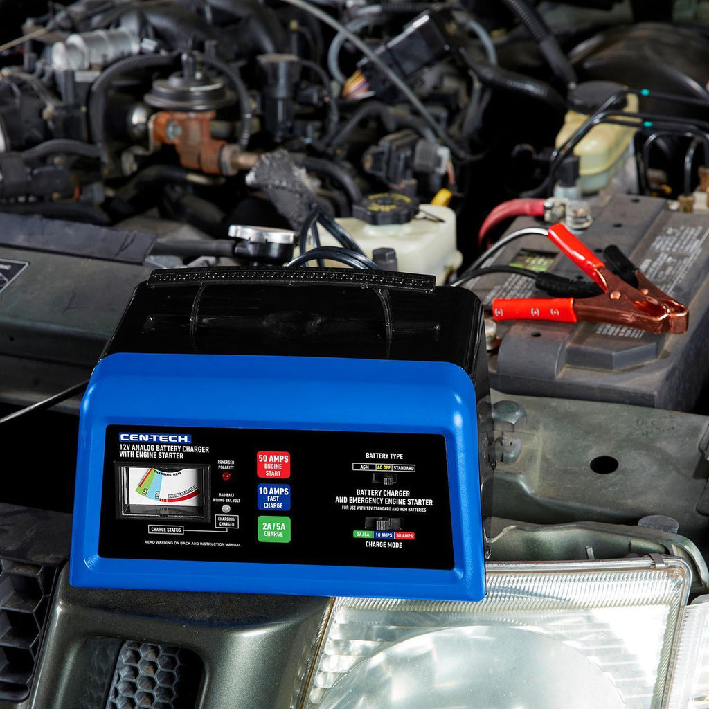 12V Analog Charger with Engine Start D940