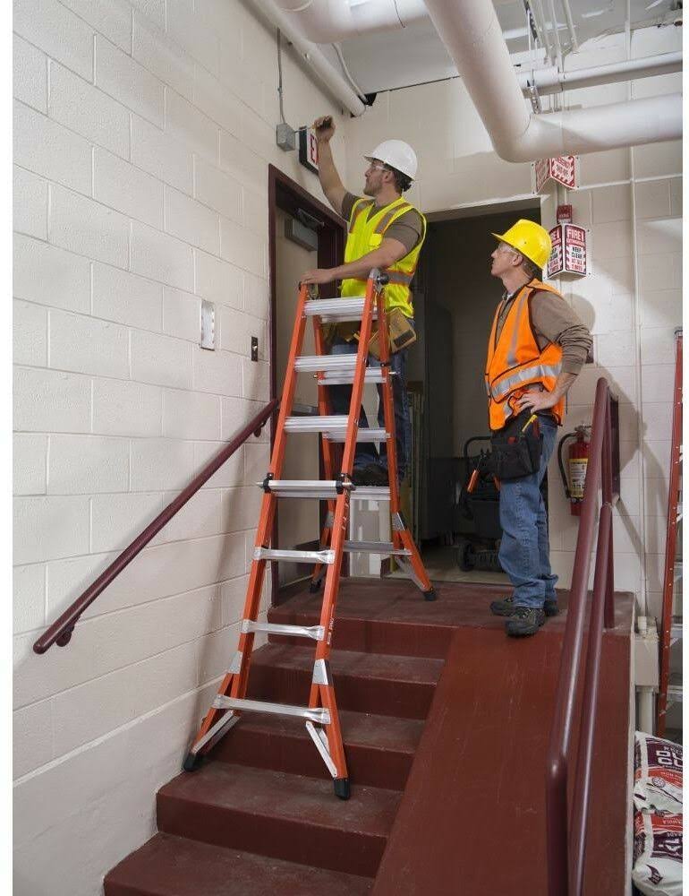 18 ft Fiberglass Multi-Position Ladder A491403