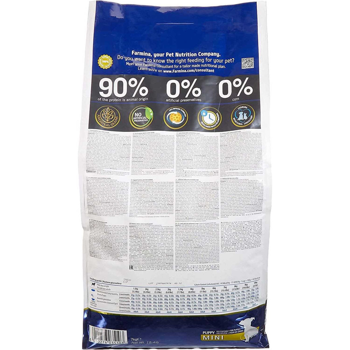 Lamb & Blueberry Dog Dry Food D405
