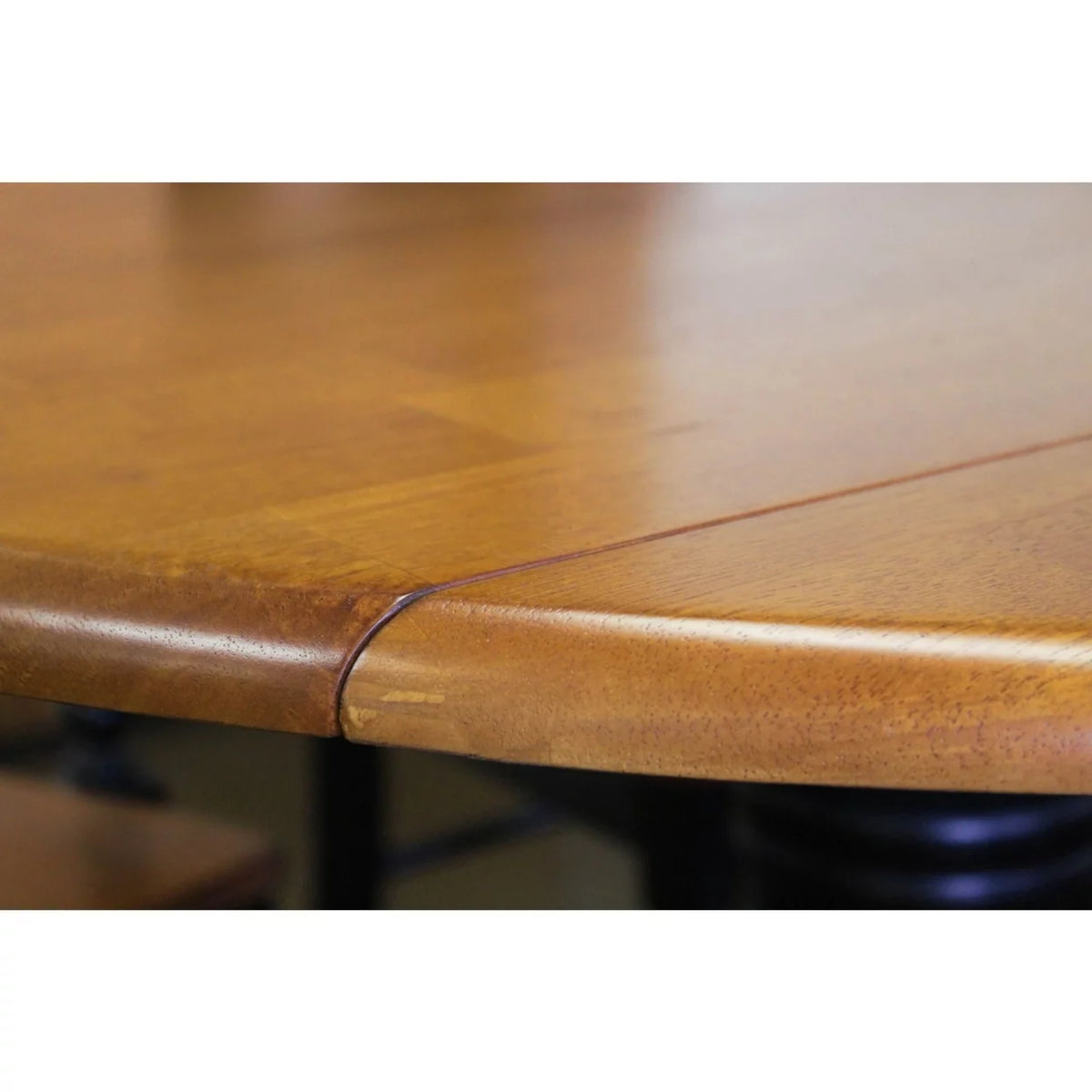 42 In. Round Extendable Solid Wood Pub Dining Table K312
