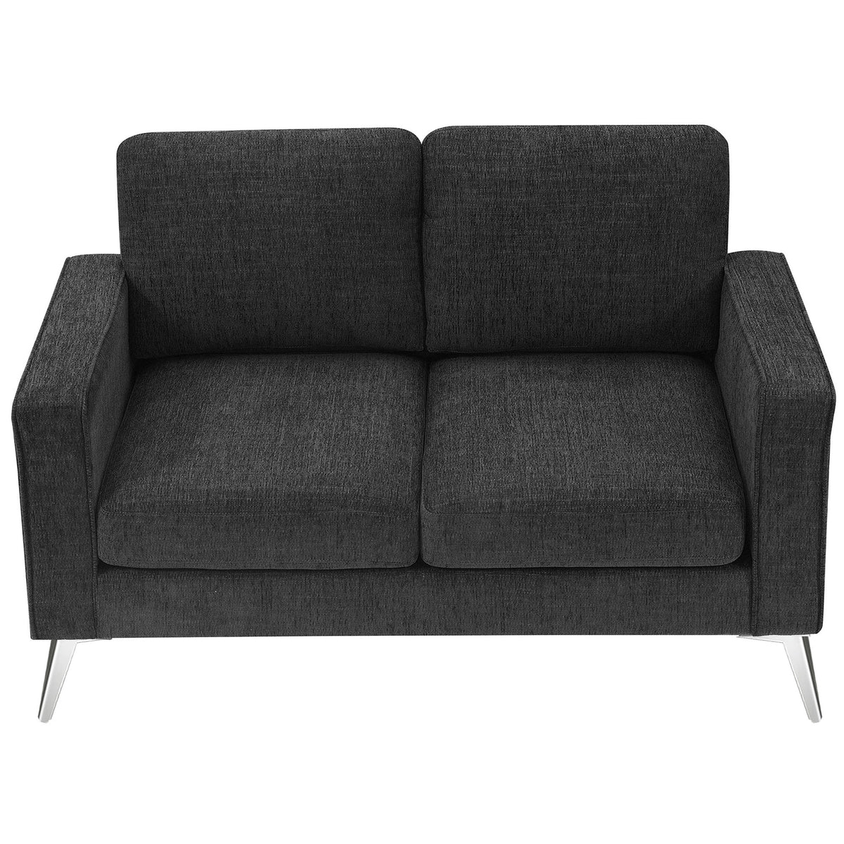 3-Piece Linen Upholstered Sofa Set with Metal Legs H9310