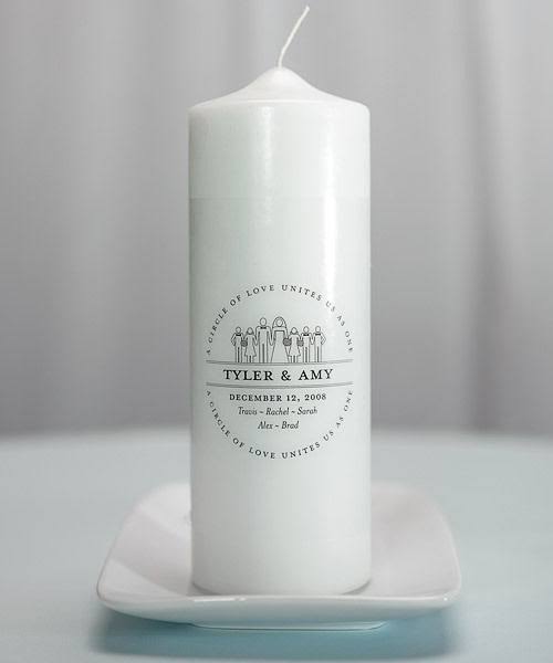 White Unity Candle B5270