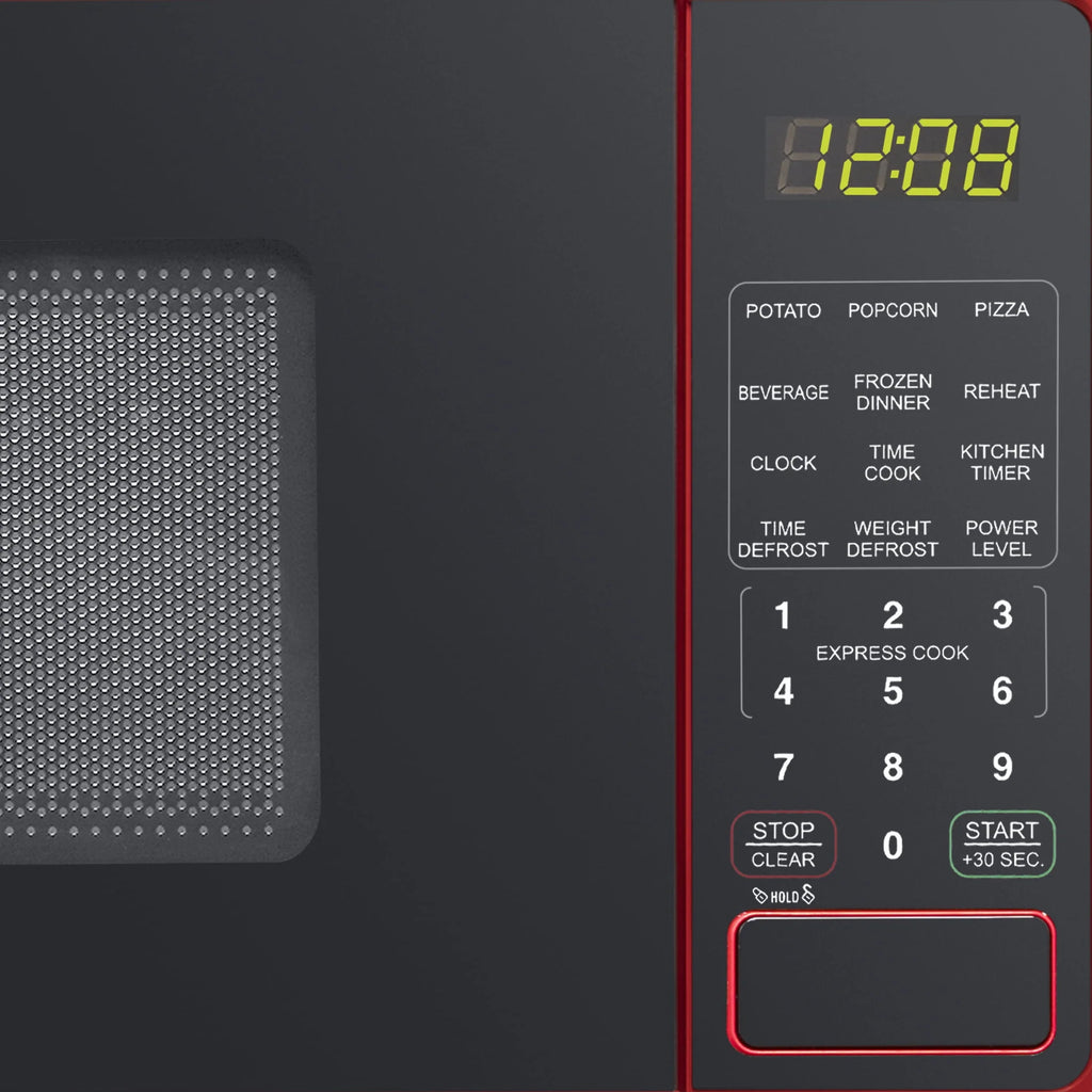0.7 cu. ft. 700 Watts Red Countertop Microwave Oven Z370575