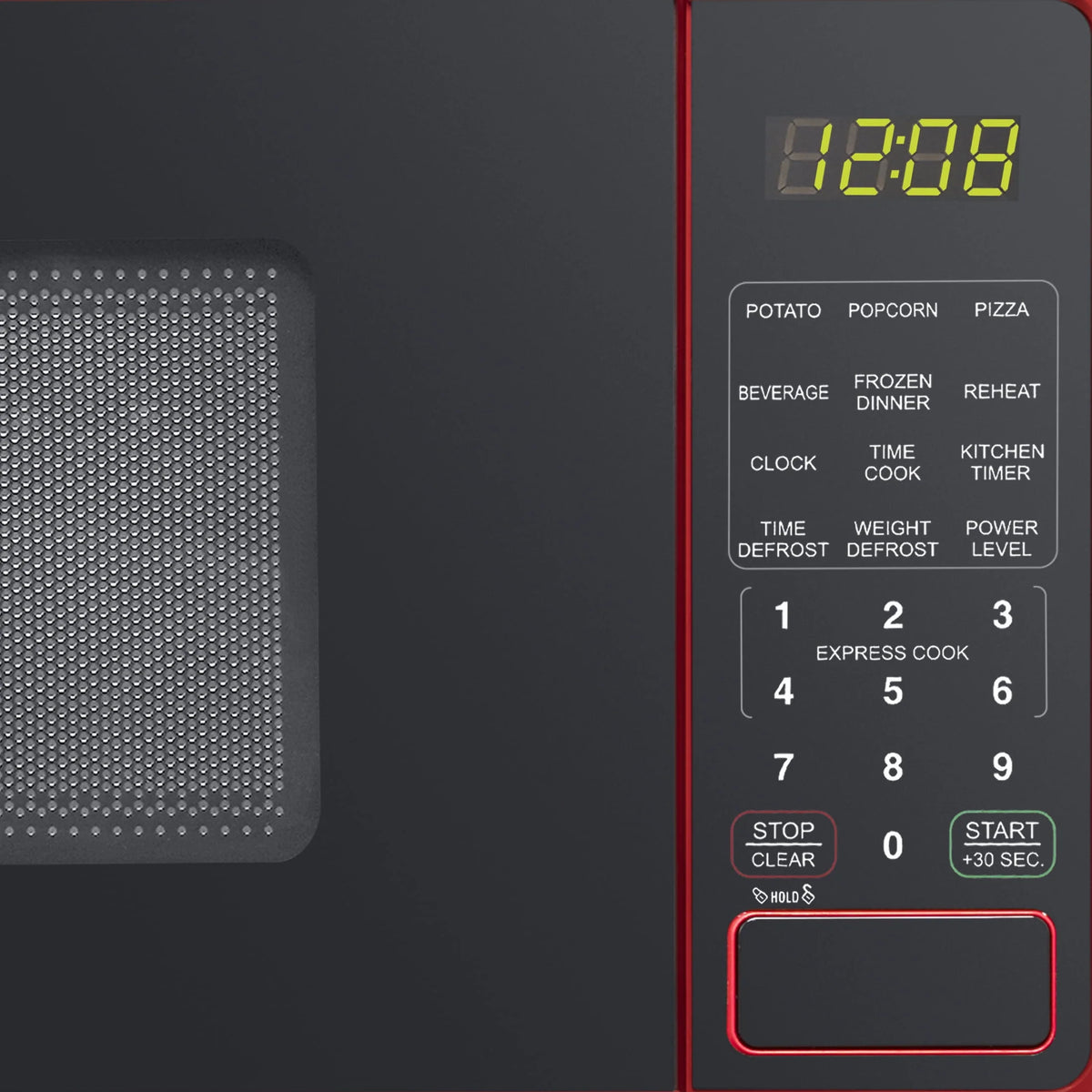 0.7 cu. ft. 700 Watts Red Countertop Microwave Oven Z370575