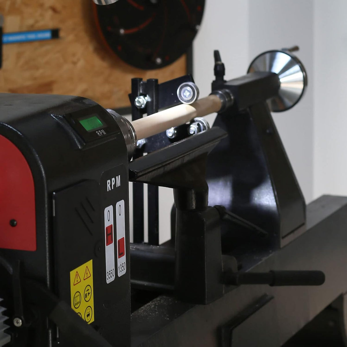 Wood Lathe Steady Rest with Three Metal Fixing Wheels V62532