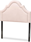Light Velvet Upholstered Headboard C828
