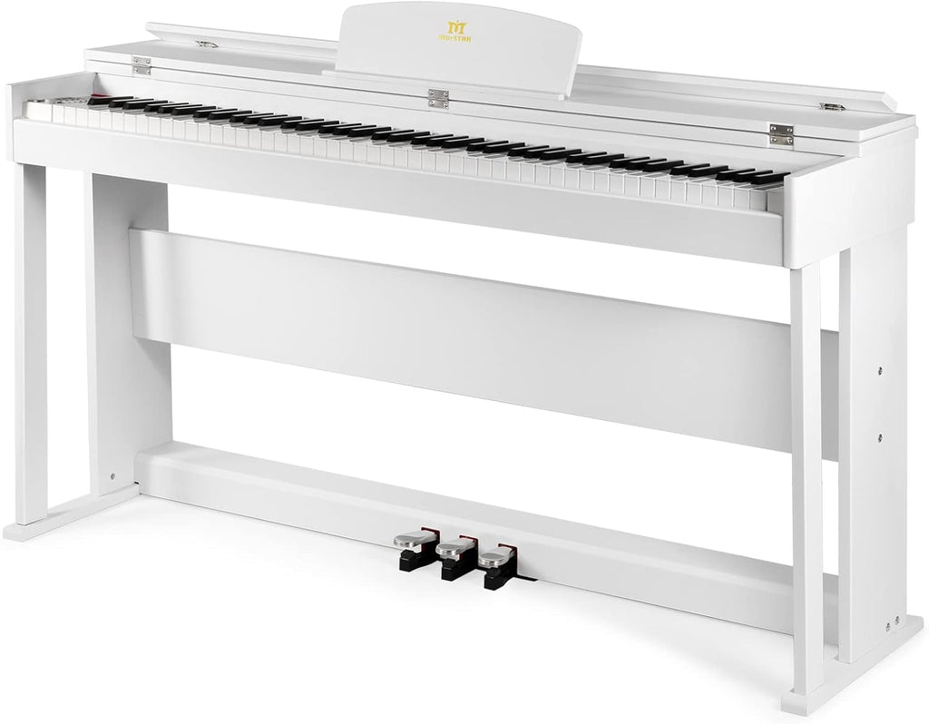 88 Key Full Weighted Hammer Action Digital Piano with Dual Stereo Speakers, 3 Pedals, Furniture Stand E119926
