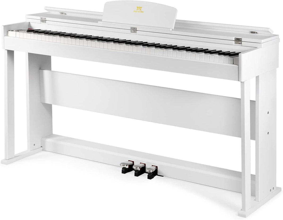 88 Key Full Weighted Hammer Action Digital Piano with Dual Stereo Speakers, 3 Pedals, Furniture Stand E119926