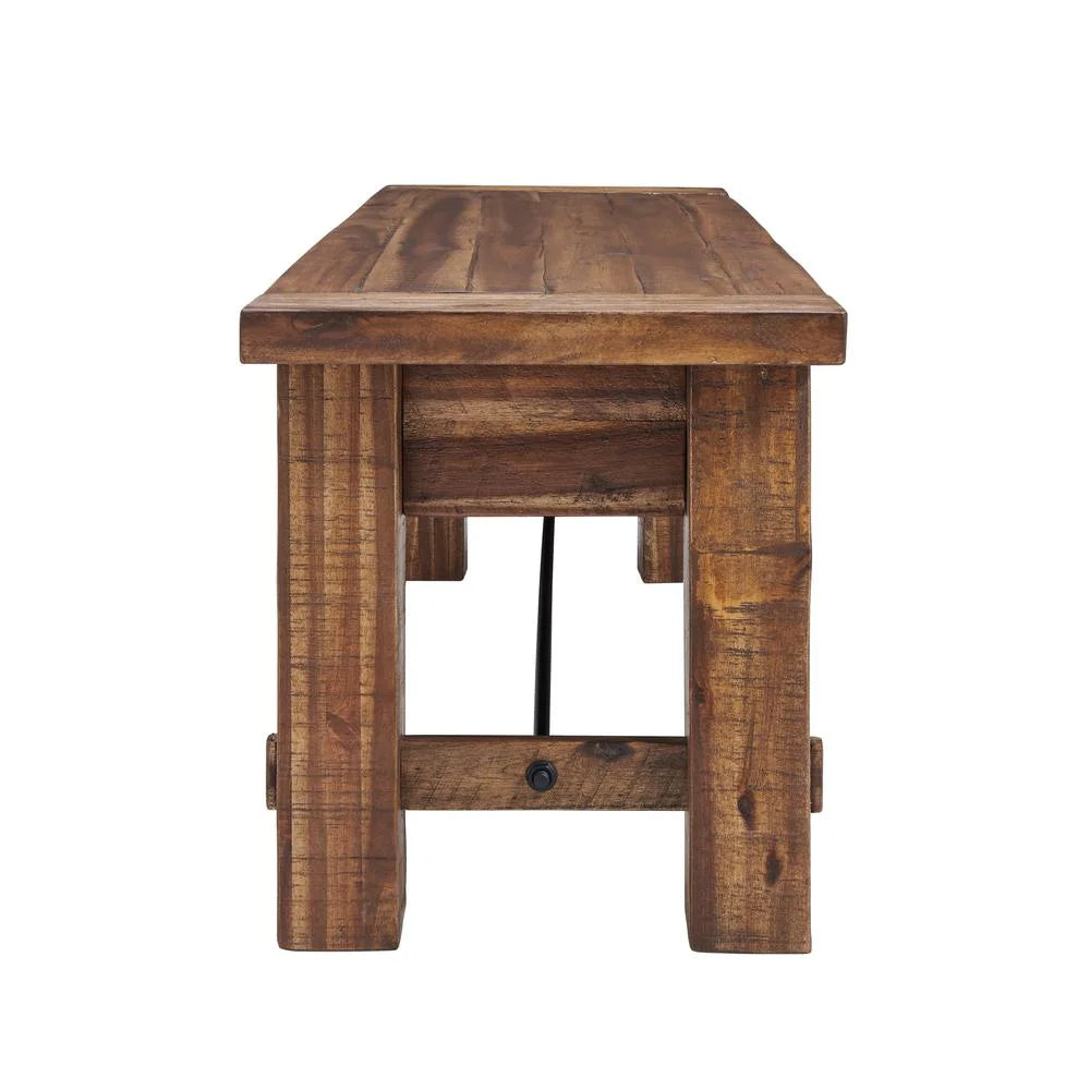 60"L Wood Entryway/Dining Bench E8646