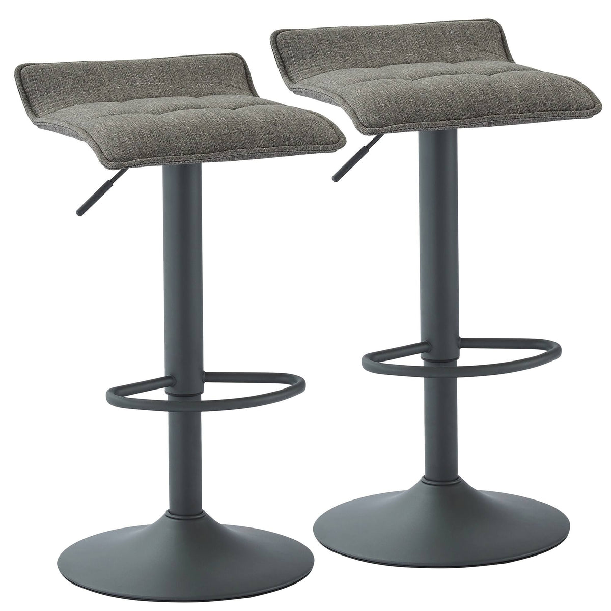 Grey Air Lift Stool, Set of 2 Y9541