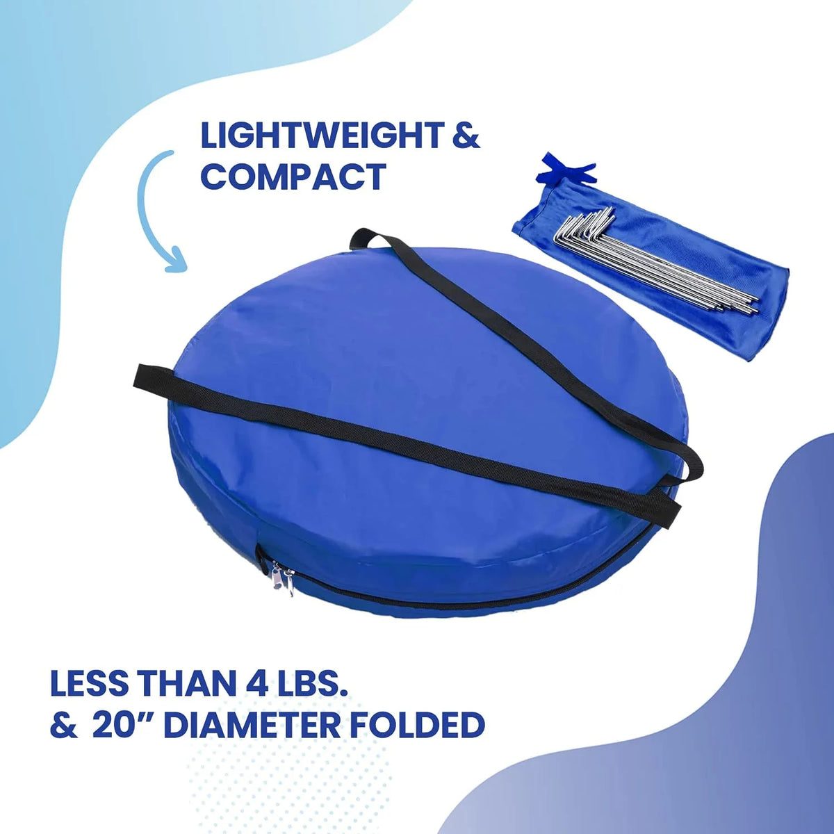 1-Person Pop-Up Mosquito Screen Tent with No-See-Um Proof Mesh M687