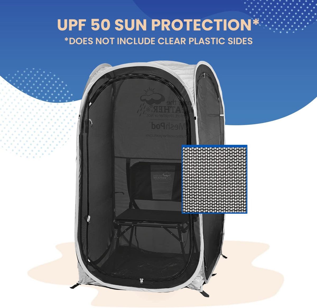 1-Person Pop-Up Mosquito Screen Tent with No-See-Um Proof Mesh M687