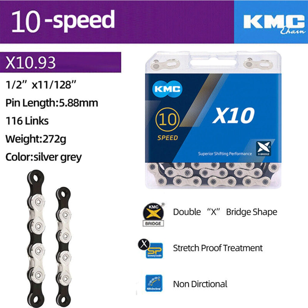 10 Speed Road Bike Chain 116 Links Quick Link S12992