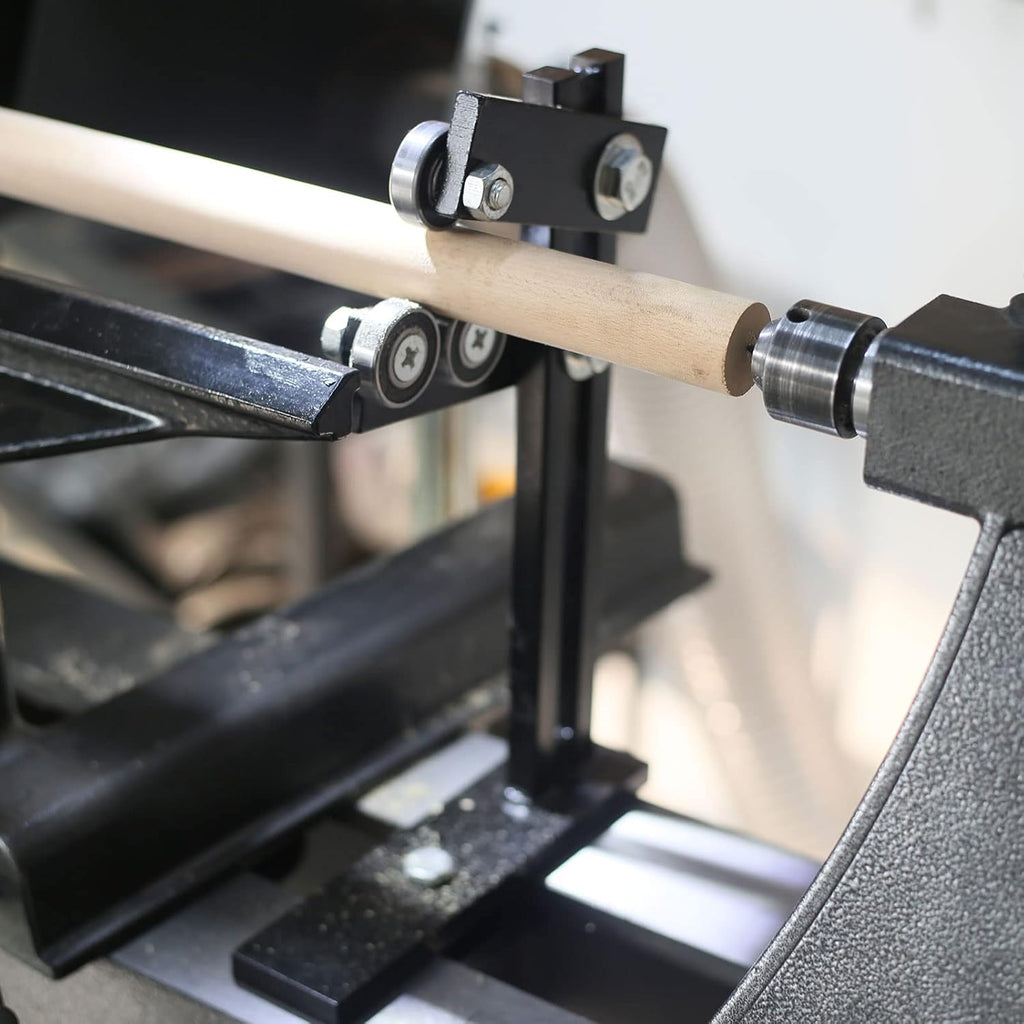 Wood Lathe Steady Rest with Three Metal Fixing Wheels V62532