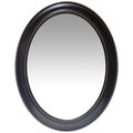 Black and Gold Oval 30-inch Wall Mirror K92064