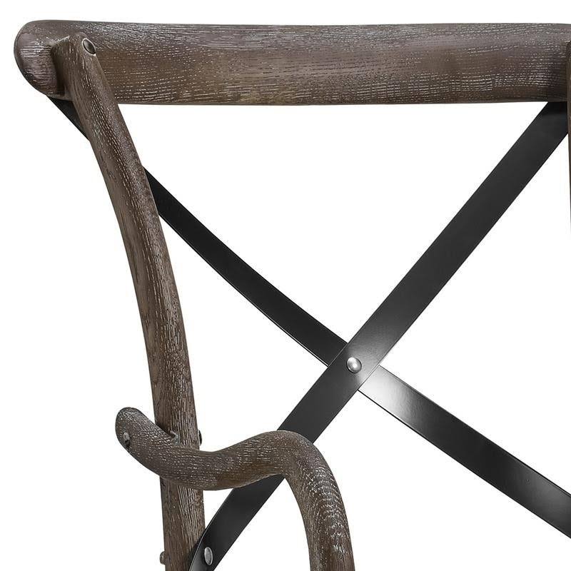 Gray Cafe Office Chair U8557