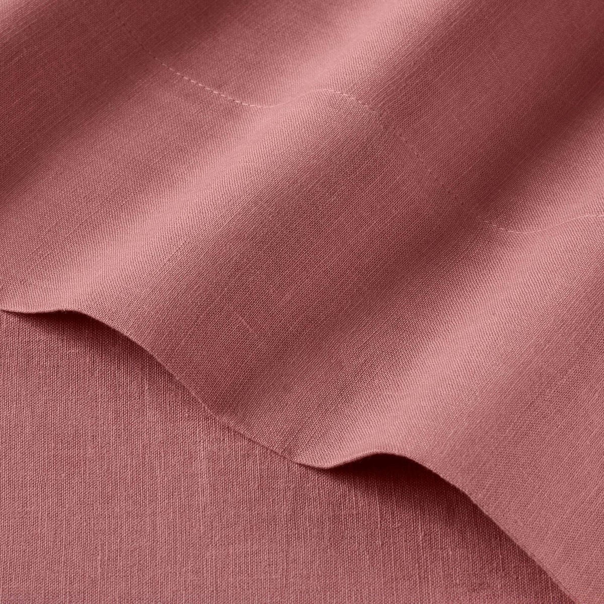 Queen 100% Washed Linen Solid Sheet Set D7232