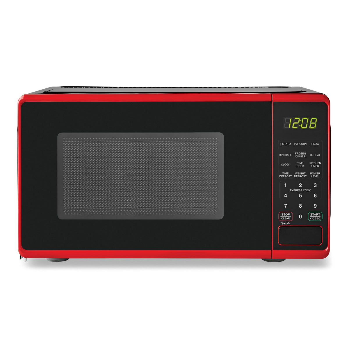 0.7 cu. ft. 700 Watts Red Countertop Microwave Oven Z370575