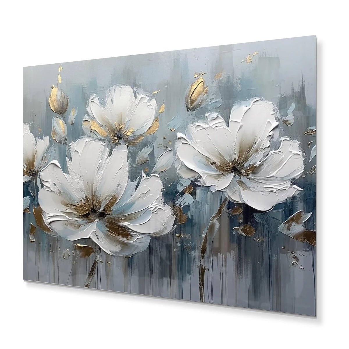 Floral Daisy Metal Wall Art Prints W720055