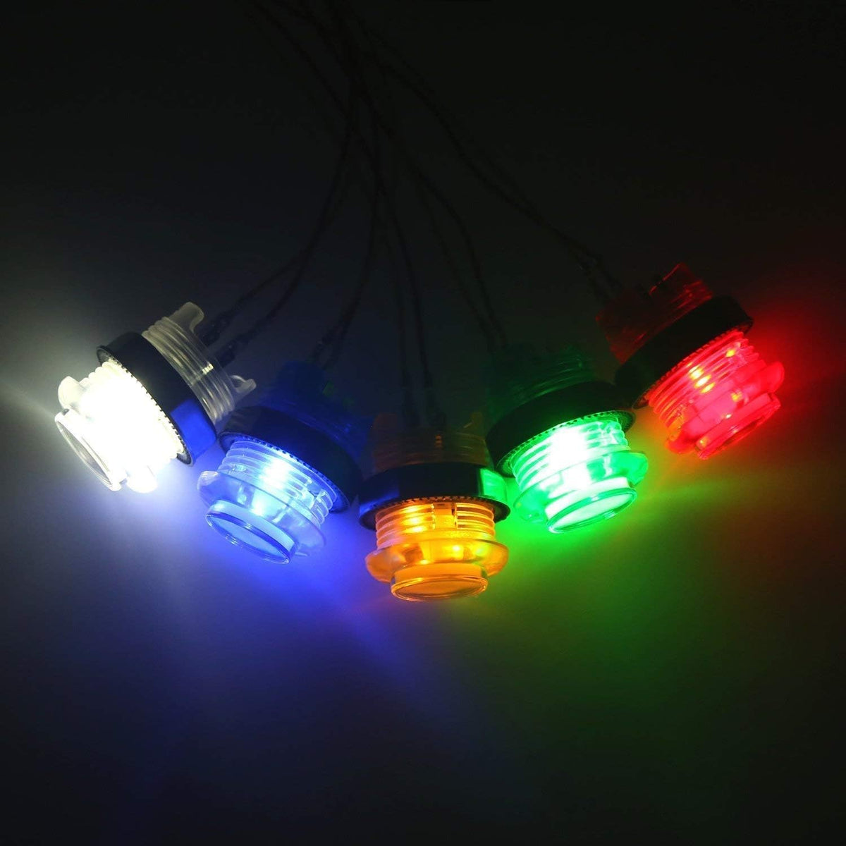 2X Zero Delay LED USB Encoder + 20x 28MM LED Arcade Buttons + 2X Joystick S624163