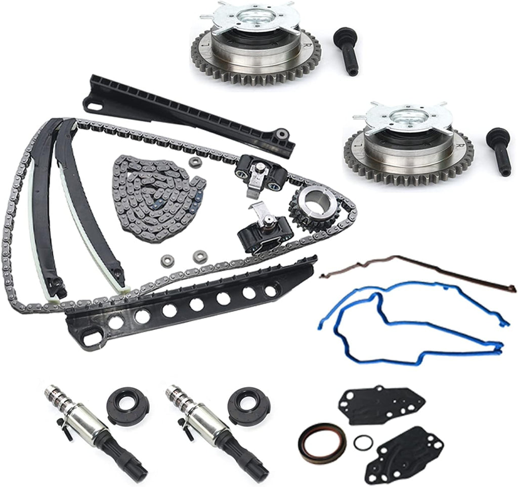 Variable Camshaft Timing Chain Kit with VCT Solenoids for 5.4L 3V Triton Q504