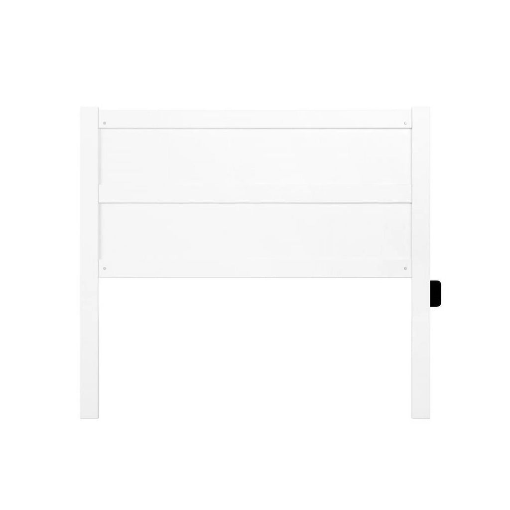 White Wood Full Headboard N9505