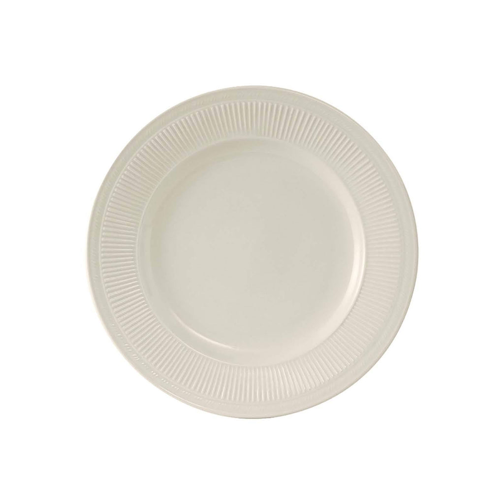 White 6.5 in. Embossed Plate H61915