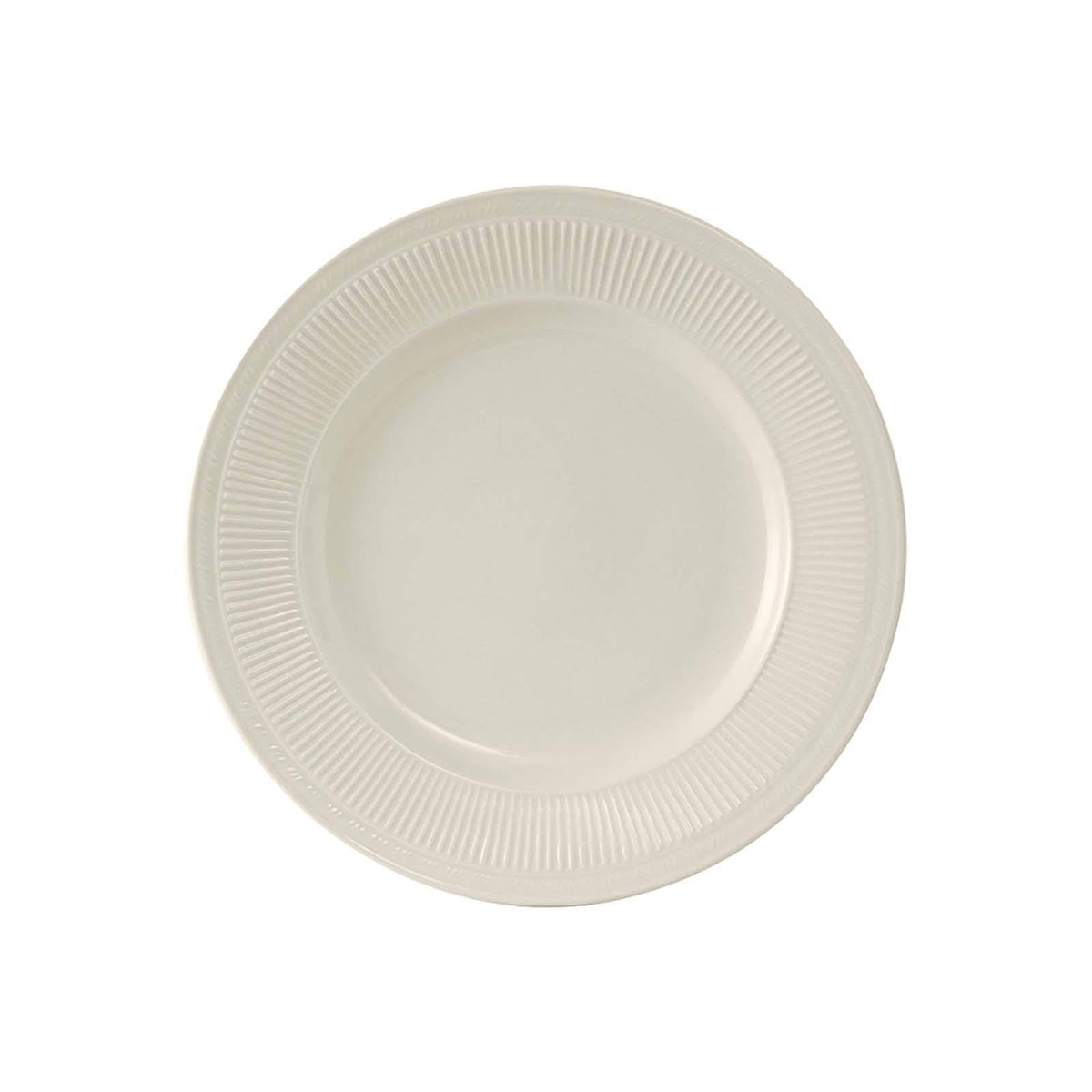 White 6.5 in. Embossed Plate H61915