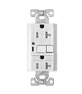 Tamper Resistant 20-Amp Combination GFCI Receptacle with Nightlight, Ivory Finish S917