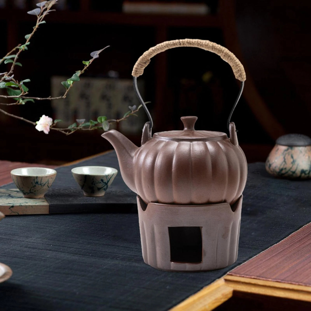 13oz Indoor Teapot with Warmer Base U109374