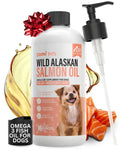 Wild Alaskan Salmon Oil for Dogs Skin and Coat 16oz Omega 3 Liquid Fish Oil Supplement T933541