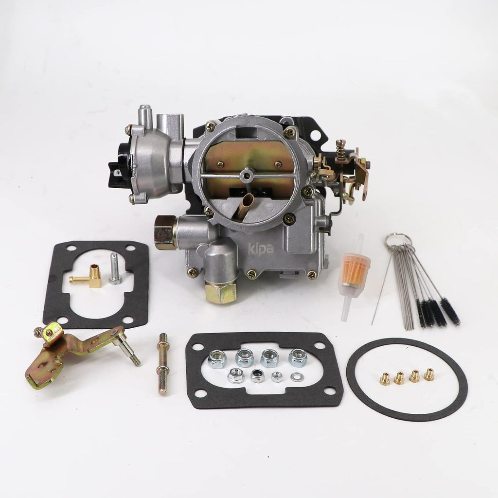 Carburetor for Mercruiser Marine 4-Cylinder 2.5L 3.0L 2 Barrel Side Fuel Inlet with Electric Choke Q879