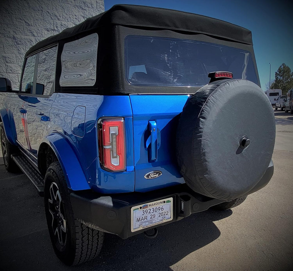 30 Soft Tire Cover Compatible with Ford Bronco with Back-up Camera, Pack of 2 K37980