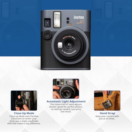 Instant Film Camera Bundle with Mini Film, Photo Album & Batteries S126