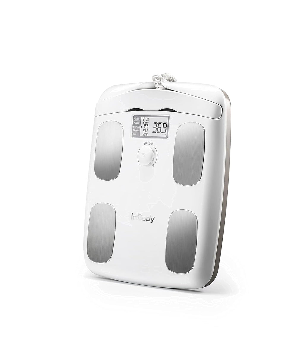 Soft White Full Body Composition Analyzer Scale O9473